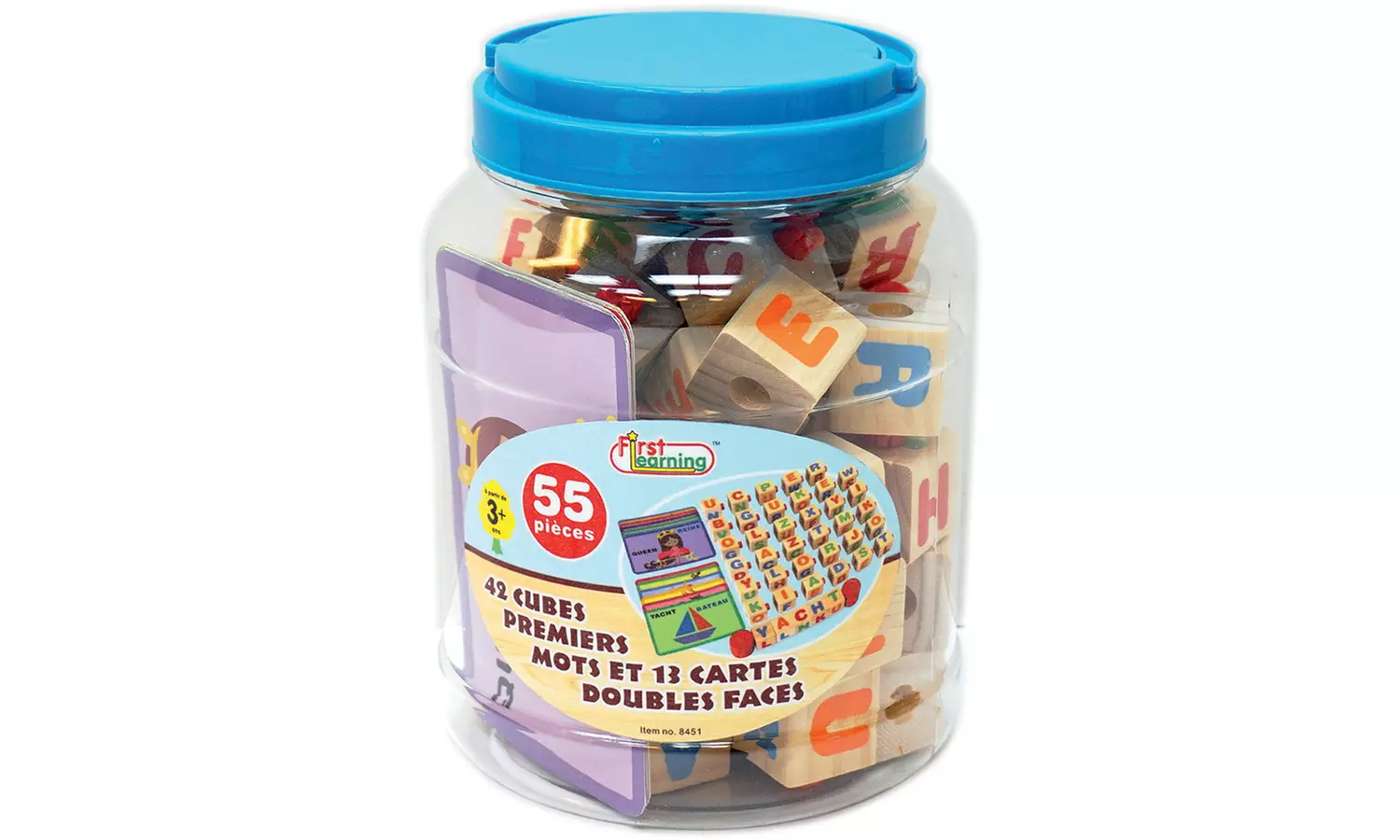 Baril 40 cubes premiers mots - Second Medium