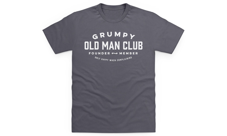 Image 6: Men's Grumpy Old Man Club T-Shirt