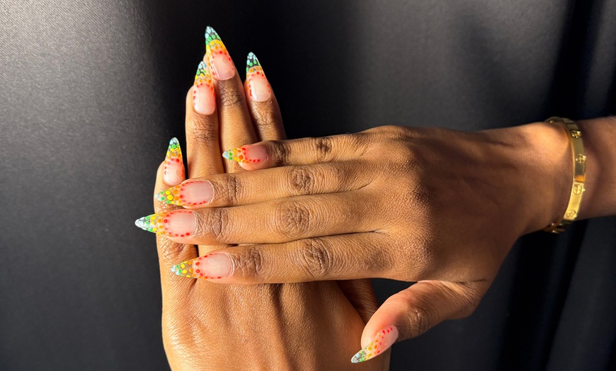 Image 1: Gel Manicure and/or Gel Pedicure or Glow or Hydro Facial