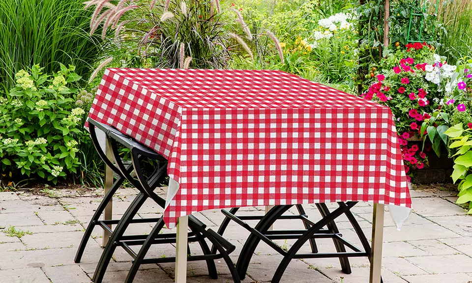 Tischdecke aus gewachstem PVC