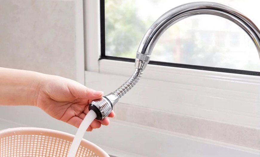 Image 3: Flexible Faucet Extension