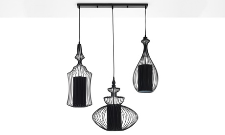 Lampadario Cathedral in acciaio