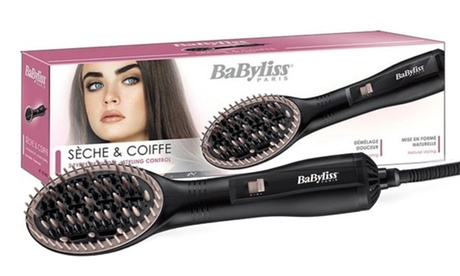 Spazzola ad aria ionica BabyLiss con vari accessori e dotata di 2 temperature a scelta