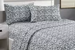 100% Microfiber Luxury Home Premium Printed Queen Sheet Set (4-Piece) - Second Medium