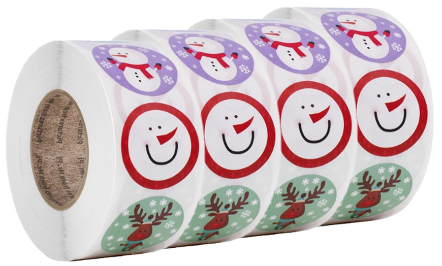 Image 7: Merry Christmas Sticker Roll