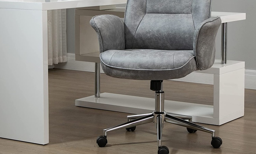 Image 12: Vinsetto Mid-Back Office Chair