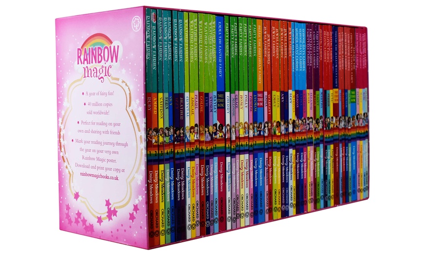 Image 1: A Year of Rainbow Magic 52 Books Boxed Set Collection by Daisy Meadows