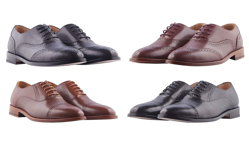 Image 1: Men's Leather Shoes