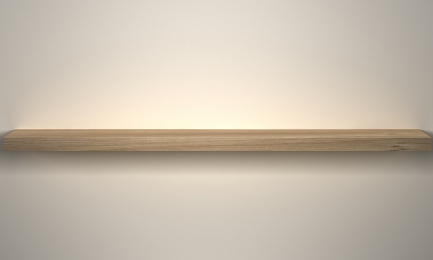 Image 30: Wooden Floating Wall Shelf