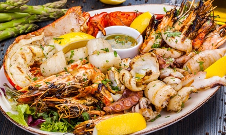 25 for 50 To Spend on Any Seafood and Drinks