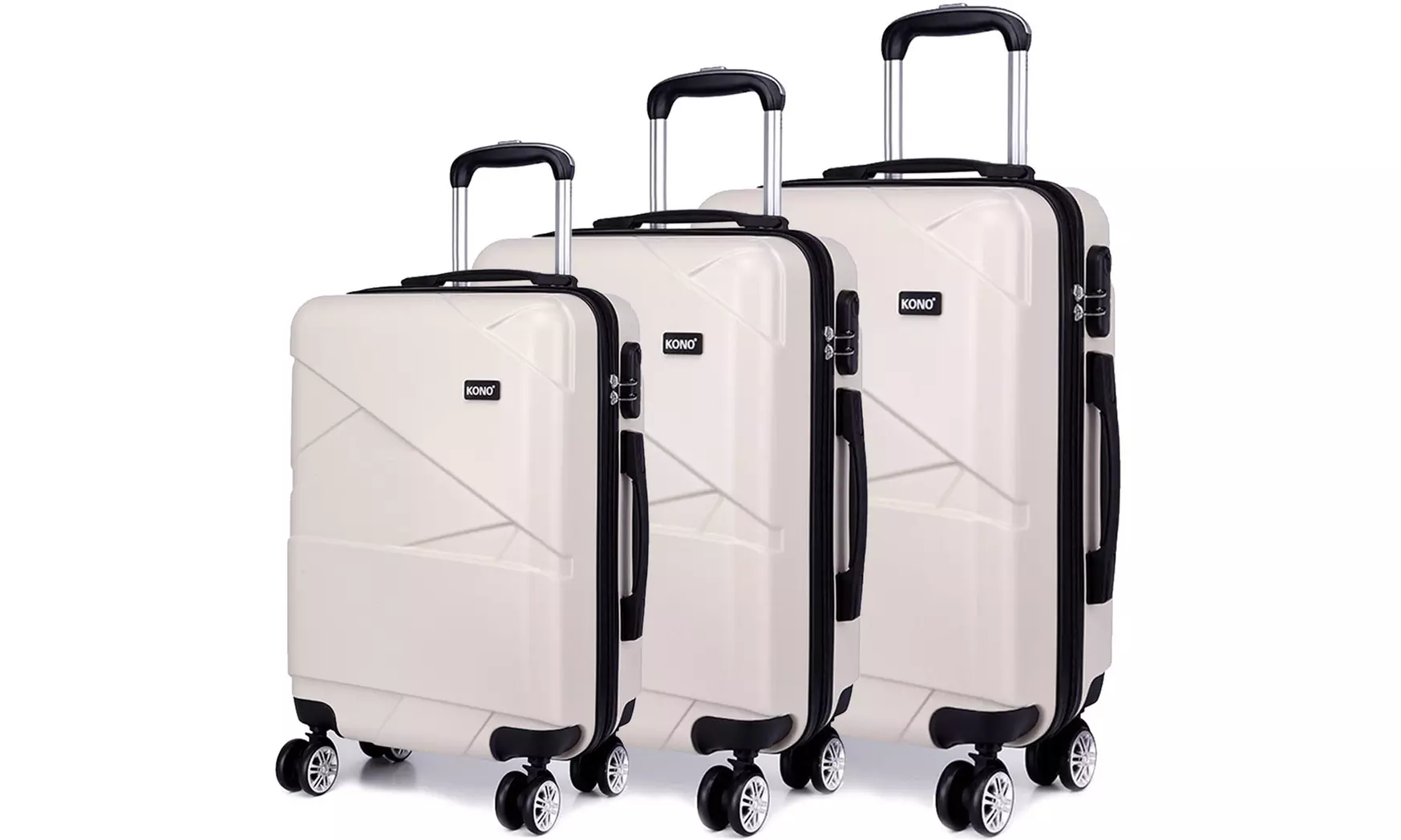 1x oder 3x Einzel- oder dreiteiliges Hartschalenkoffer-Set