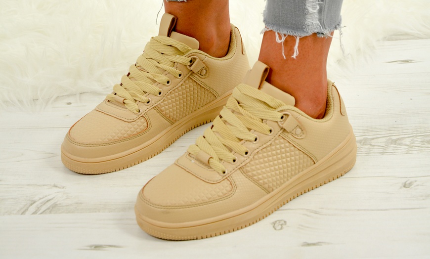 Image 14: Women's Lace-Up Sneakers