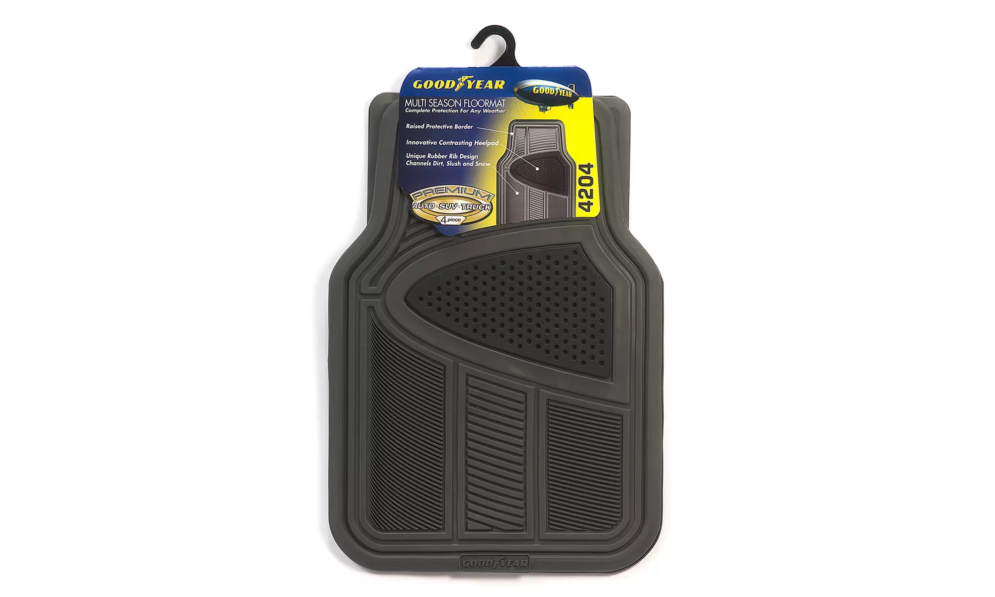 GoodYear Multi-Season Rubber Floor Mat Set (4-Piece) - Second Medium