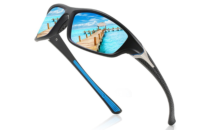 Image 2: Unisex Polarized Outdoor Cycling Sunglasses