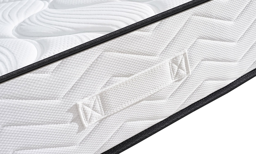 Image 3: Matelas Cosmos 22 cm à mémoire de forme et ressorts ensachés, Sampur