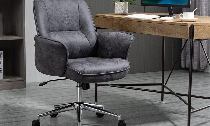 Image 8: Vinsetto Mid-Back Office Chair