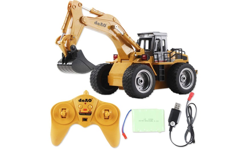 Image 1: Remote Control Excavator Digger