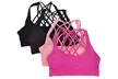 1, 2 ou 3 brassières de sport dos croisé en mesh respirant - Second Medium