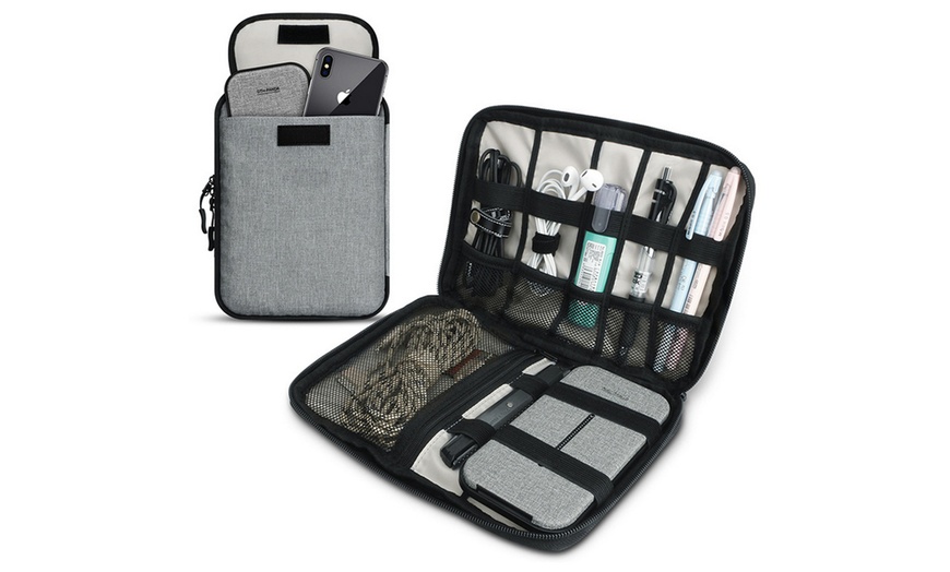 Image 4: Data Cable and Digital Accessories Storage Bag