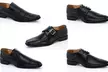 Men's Black Basic Dress Shoes (Size 9.5) - Second Medium