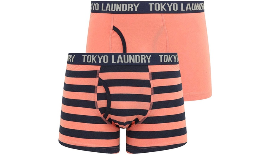 Image 7: Two-Pack of Tokyo Laundry Men's Stripe Print Boxers