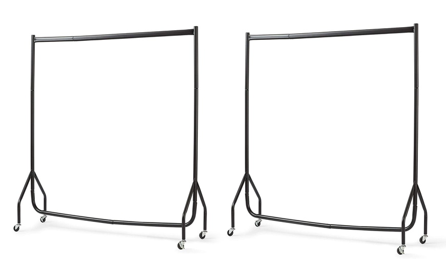 Image 3: Heavy Duty Clothes Rail