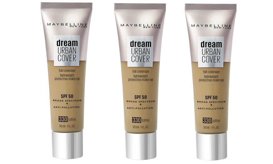 Image 11: Three-Pack of Maybelline Foundation