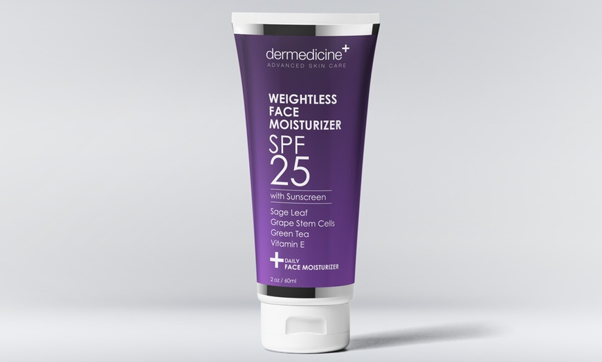 dermedicine advanced skincare weightless face moisturizer spf 25 60 ml