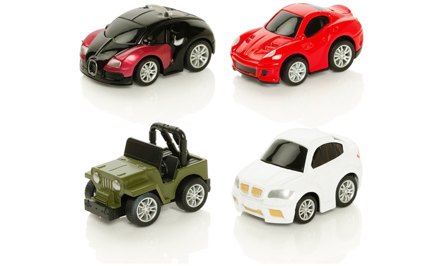 Image 4: Set of Eight Die-Cast Pull Back Cars