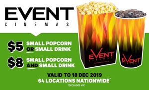 Small Popcorn or Small Drink