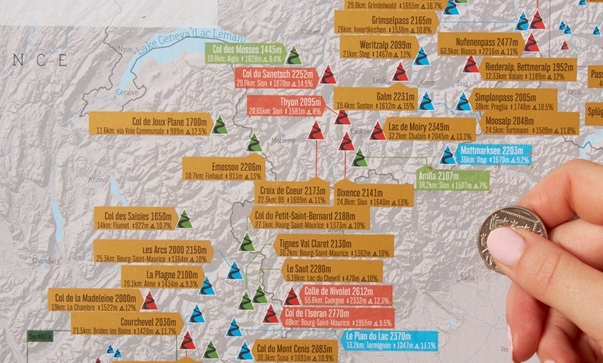 Image 8: Various Scratch-Off Maps