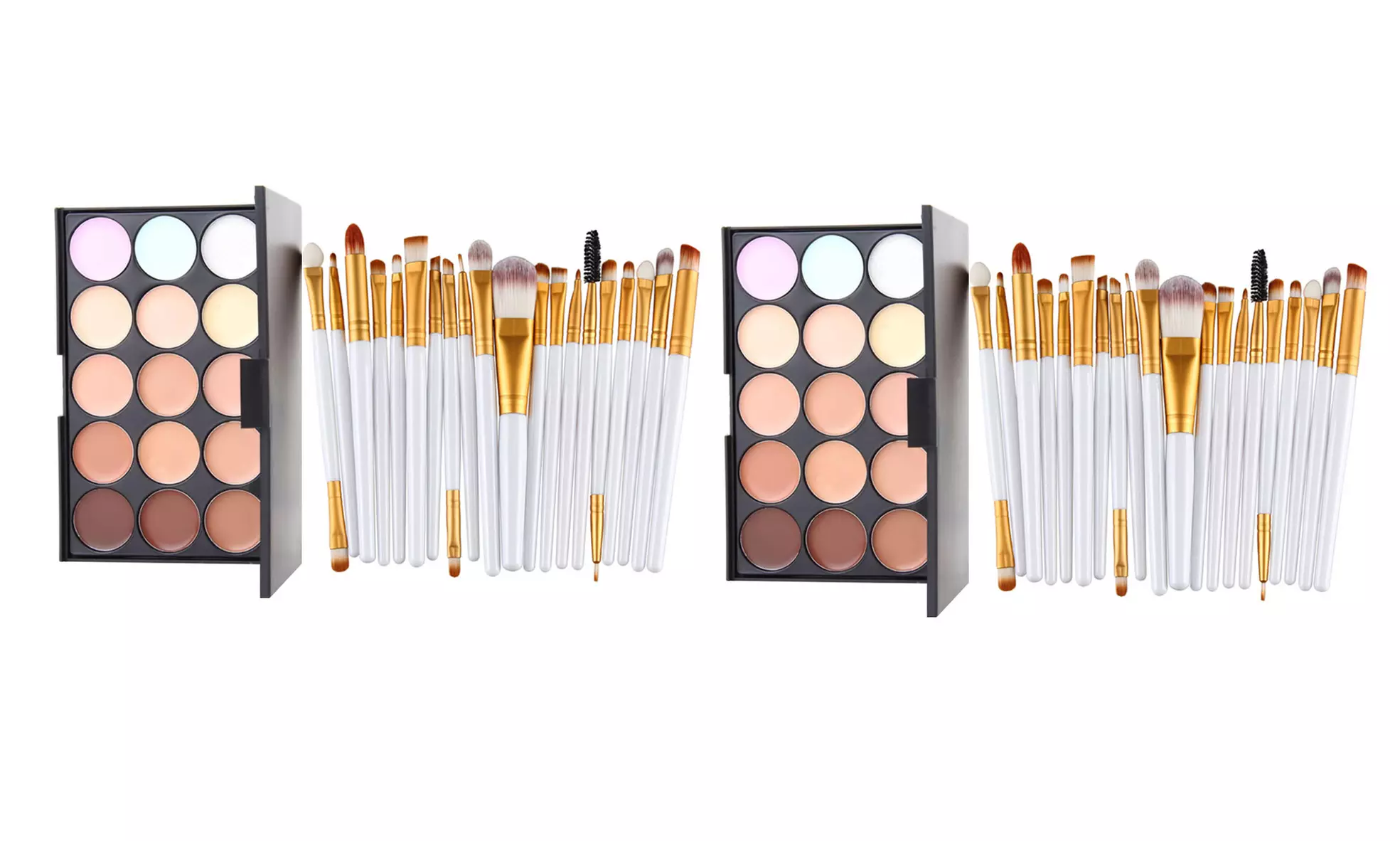 1 ou 2 kits de contouring avec palette et pinceaux Glamza
