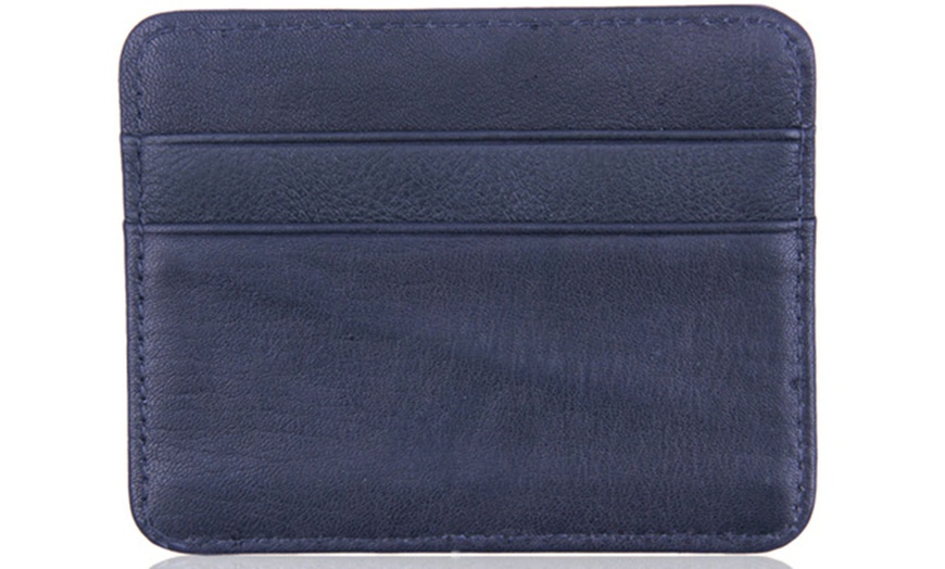 Image 4: Cartera de cuero unisex