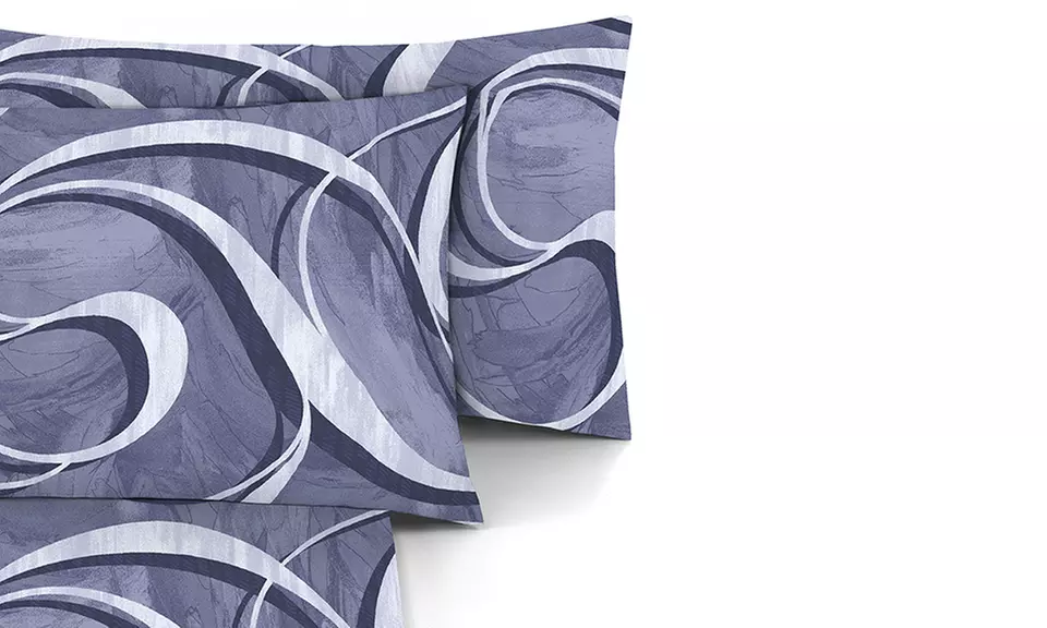 Completo Lenzuola No Stiro, Microfibra effetto Seta, Made in Italy