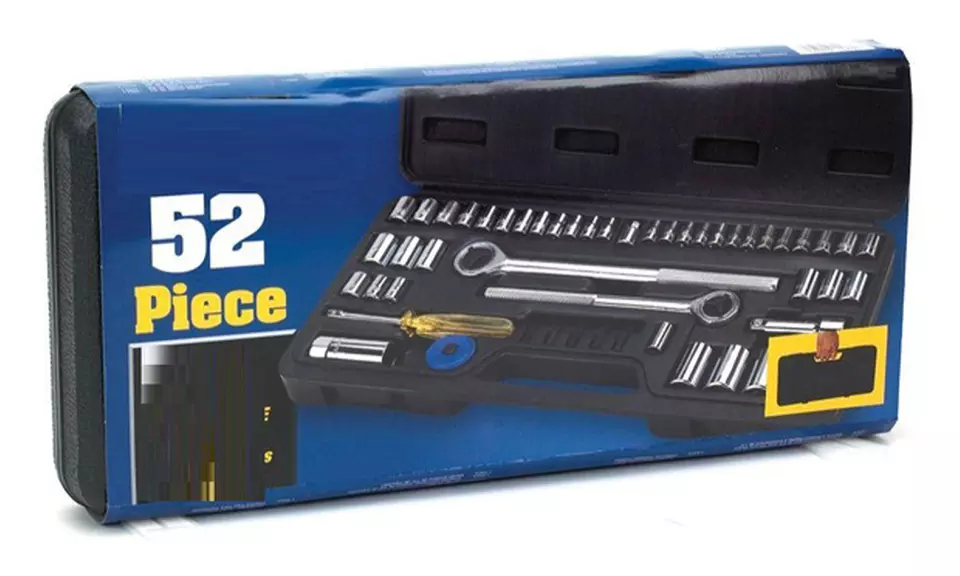 Socket Set with Reversible Wrench (52-Piece) - Second Medium