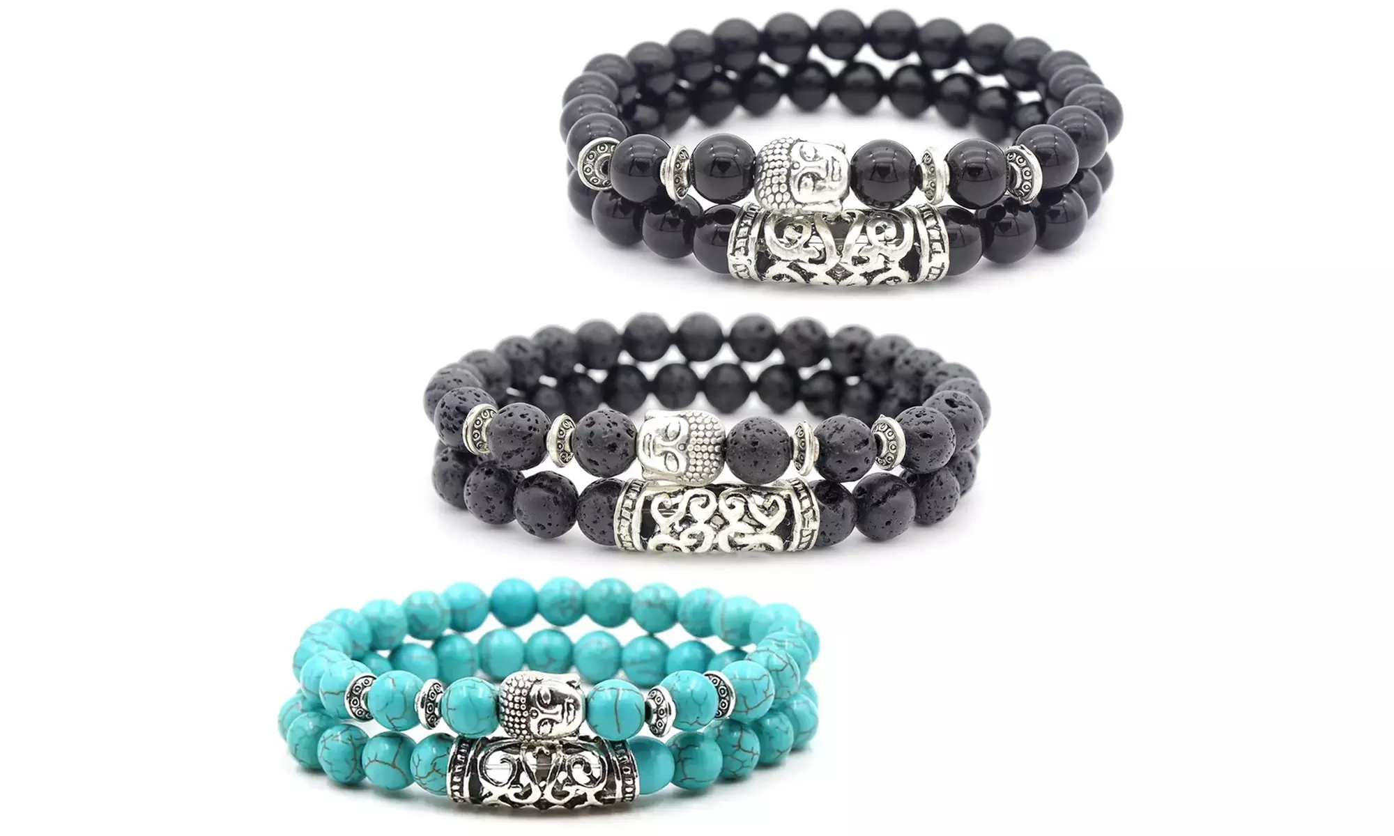1, 2 ou 3 bracelets Buddha
