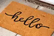 Natural Coir Non-Slip Door Mats - Second Medium
