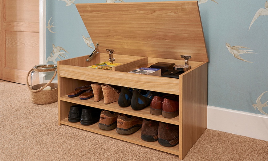 Image 7: Lift-Up Shoe Storage Unit