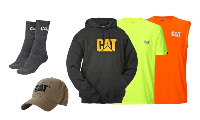 cat workwear hoodie