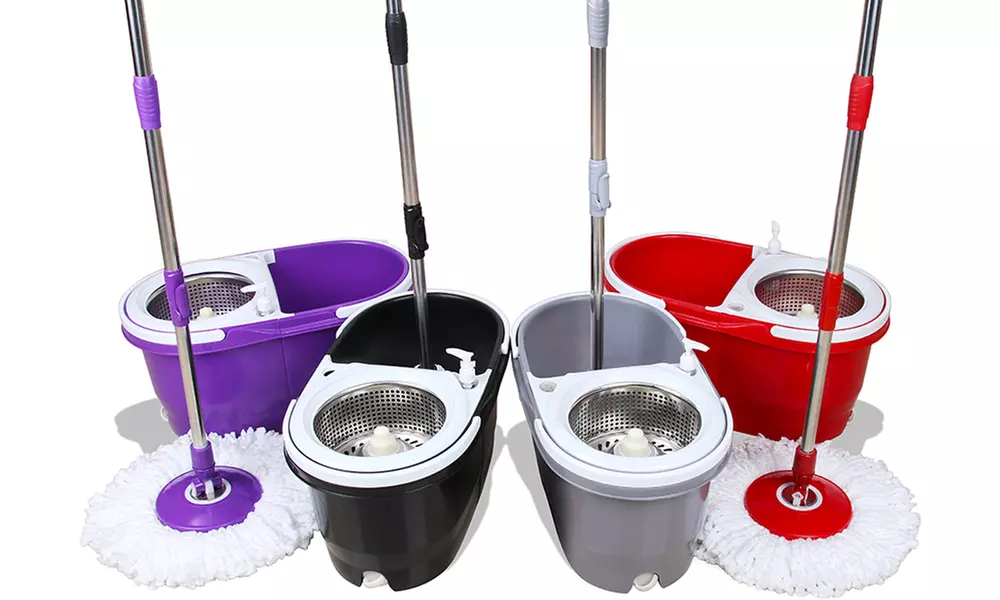 Set de nettoyage Davis and Grant avec seau essoreur et tête de rechange pour serpillière - Primary Image