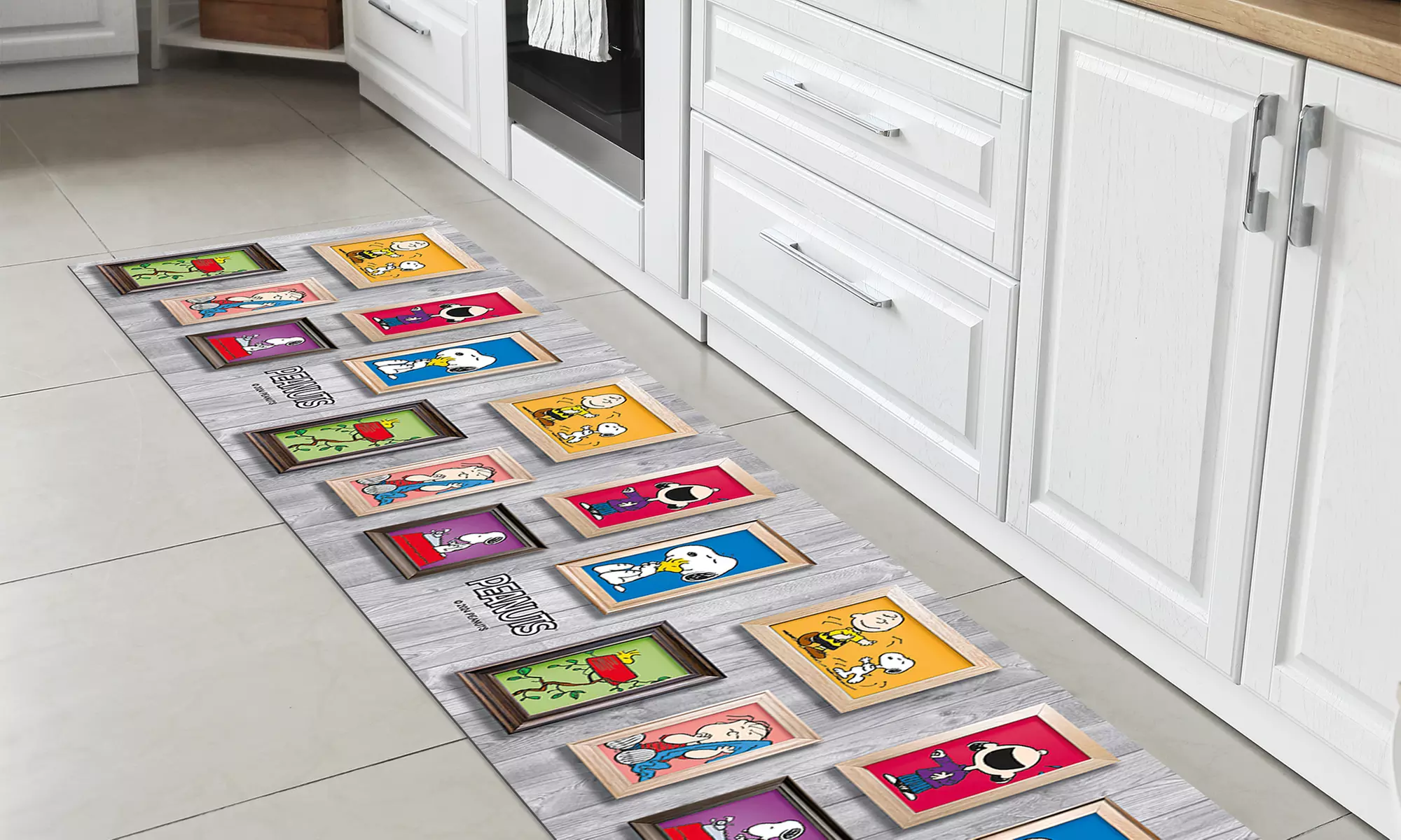 Küchenläufer mit Peanuts-Motiv