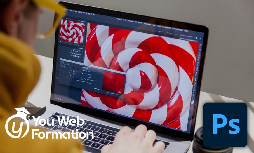 Image 1: 3 mois de formation Photoshop en ligne avec You Web Formation 