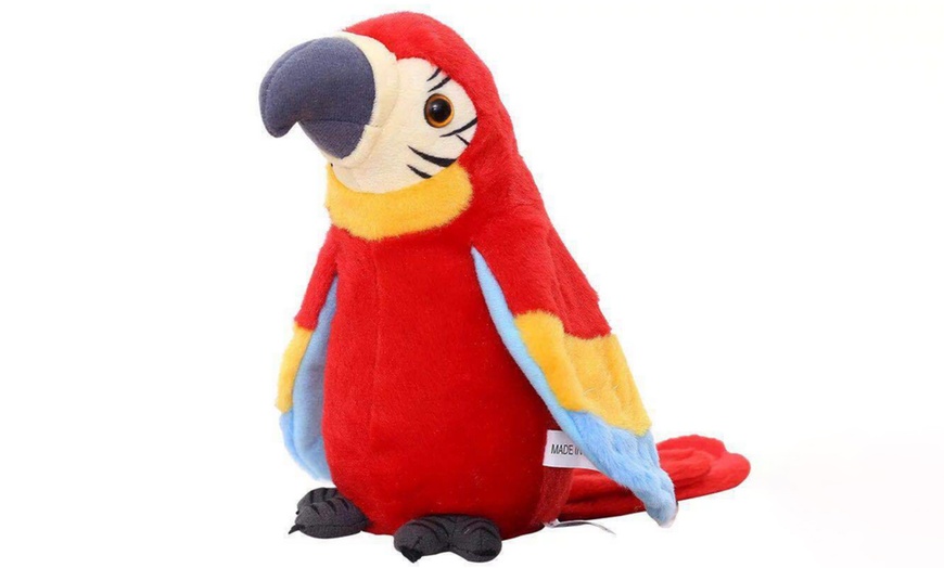 Image 10: Talking Parrot Plush Toy