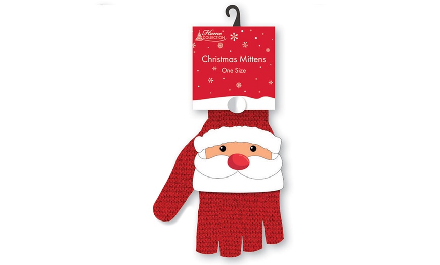 Image 2: Kids' Christmas Mittens