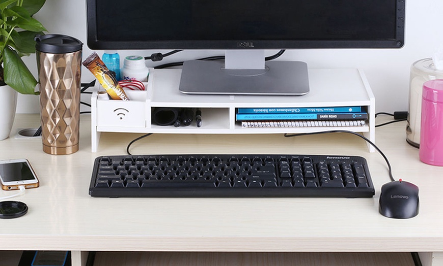 Image 3: Computer Monitor Stand