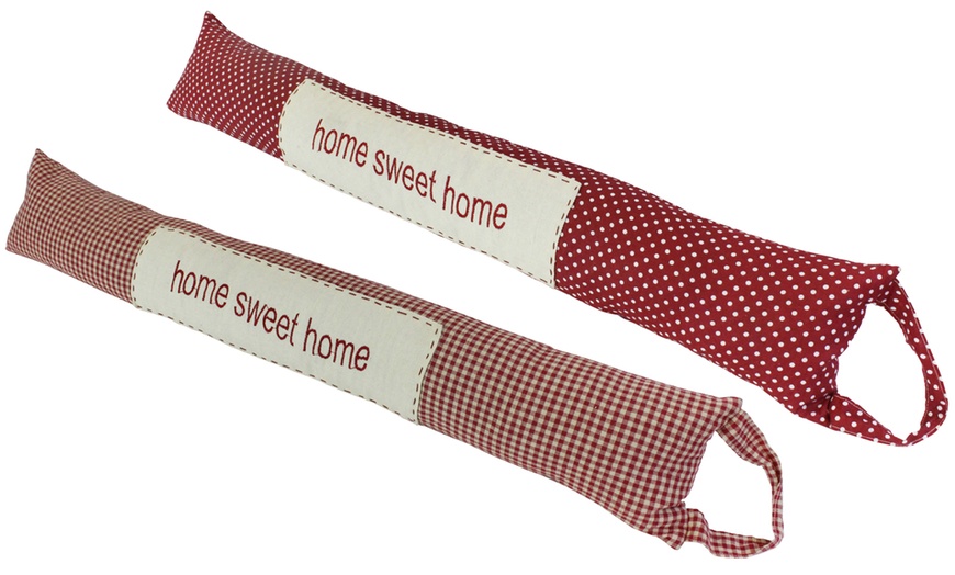 Image 1: Home Sweet Home Draught Excluder