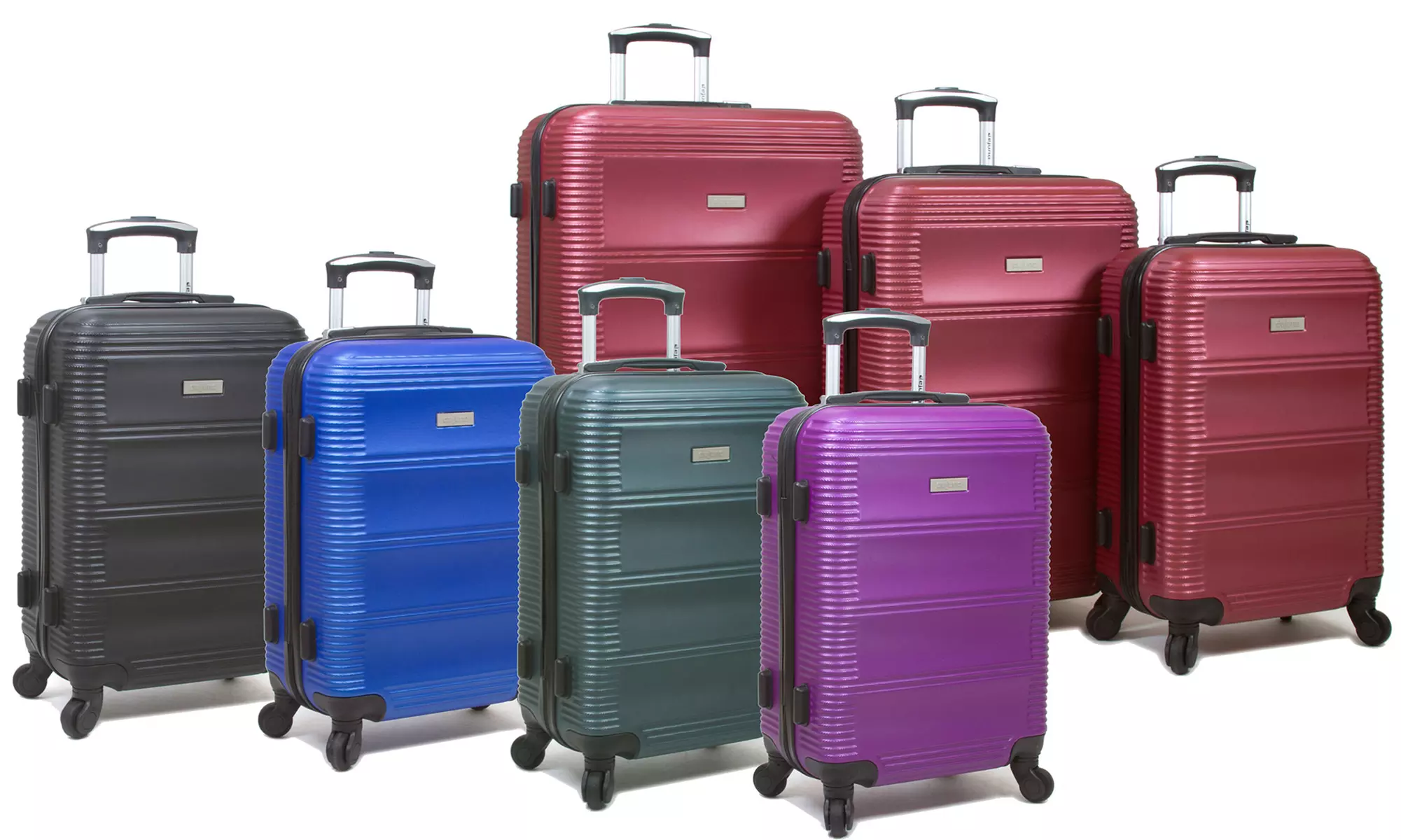 Dejuno Helix Hardside Lightweight Spinner Luggage Set (3-Piece) - Primary Image