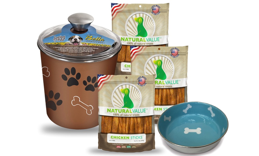 Image 1: 3 pack cibo per cani Natural Value