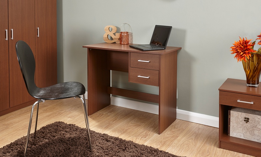 Image 19: Simple Two-Drawer Desk