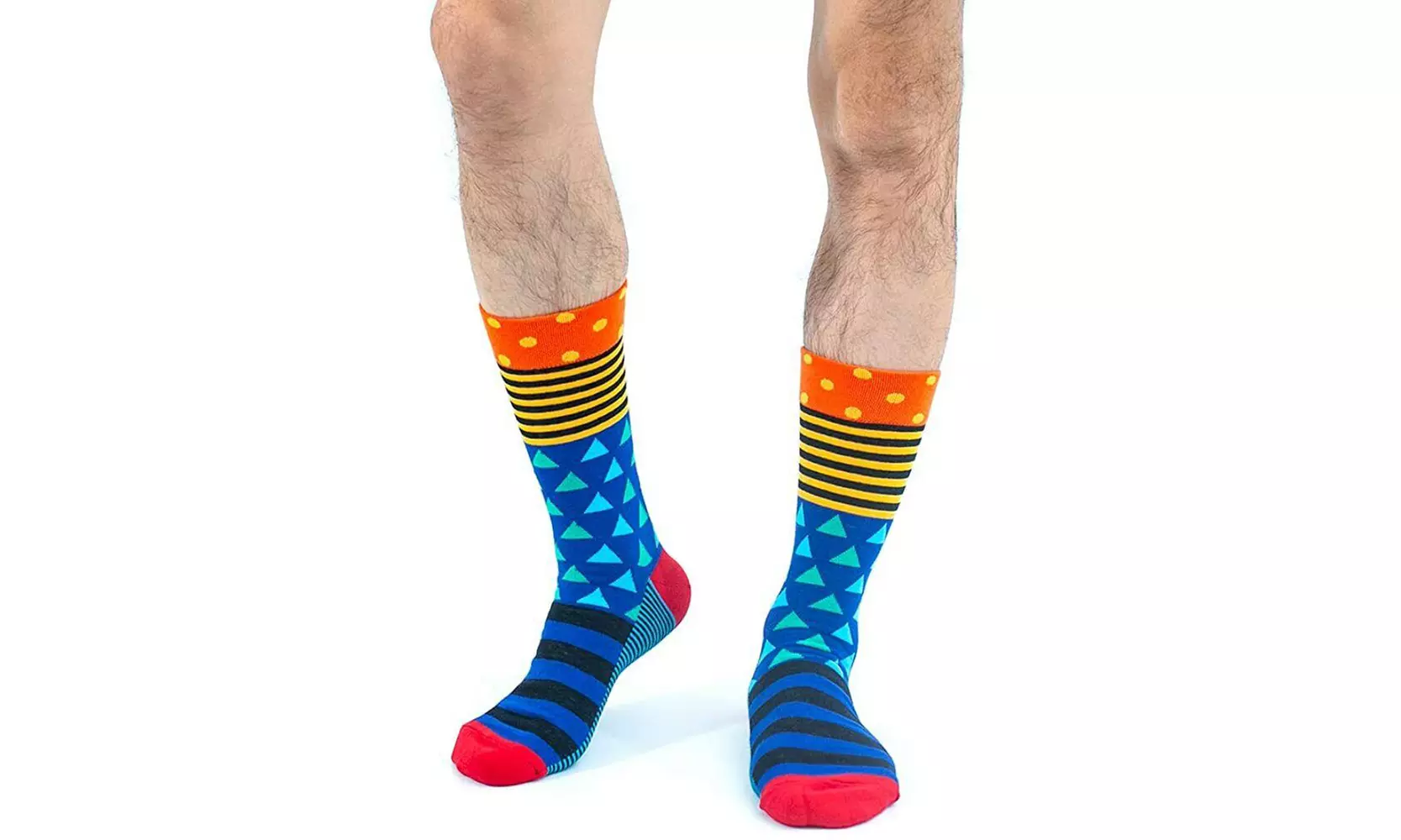 1, 4 of 8 paar sokken met geopatroon